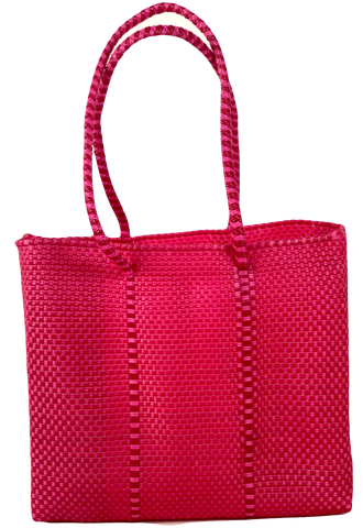 Small Tote - Pink and Red