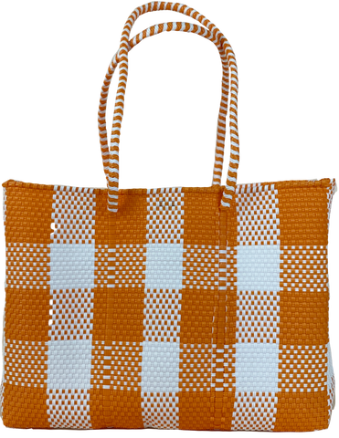 Tote - Market Mustard & White