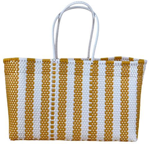 Java - Stripes Mustard and White