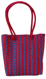 Petite bag- blue and red