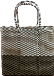 Small tote - Gold and White + B Gold and Black