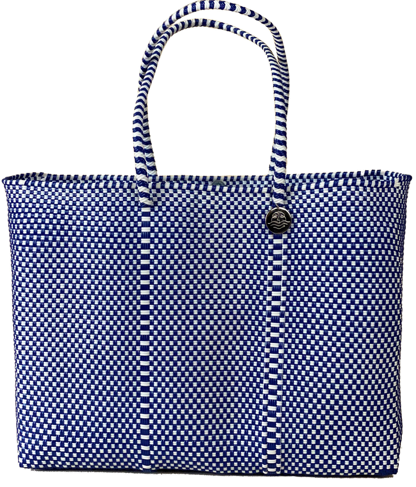 Tote -navy and White